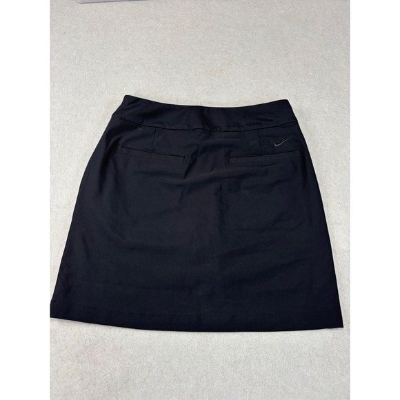 NWT Nike Golf Women's Tournament Skort skirt Dri-fit black size 0 742875-010 - Picture 6 of 11